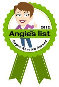 Angie's list 2012 super service award